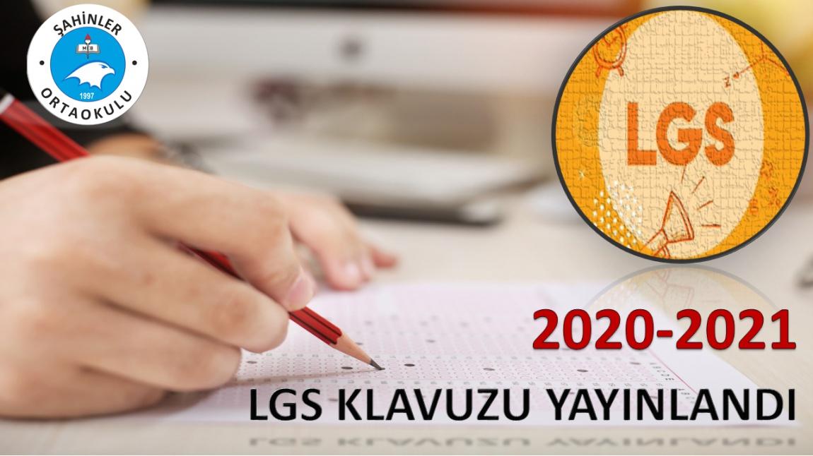 2020-2021 LGS Kılavuzu Yayınlandı.